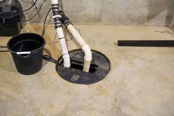 Interior Basement Drainage in Windsor
