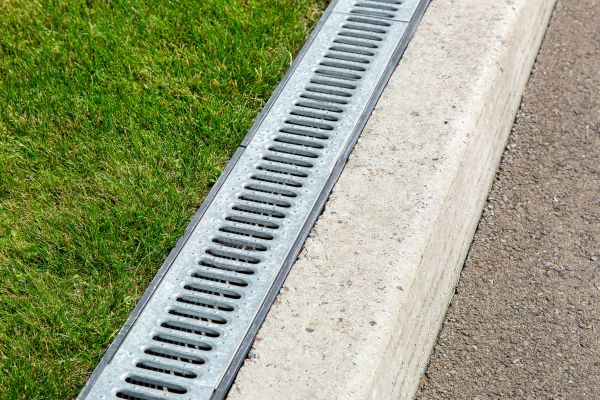 Courtyard Drain Installation in Windsor